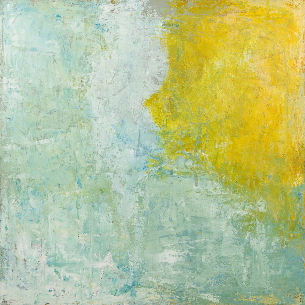 No.104 - 90x90 Solhvervets første tone, Stilhed i mol, lys i dur
